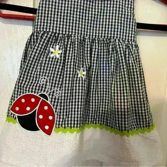 Rare Editions gingham butterfly dress - Picture 2 of 3